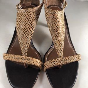 Donald J Pliner Heels Snake Skin